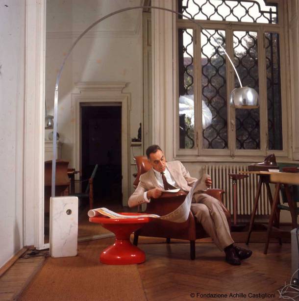 Lámpara Arco y Achille Castiglioni.